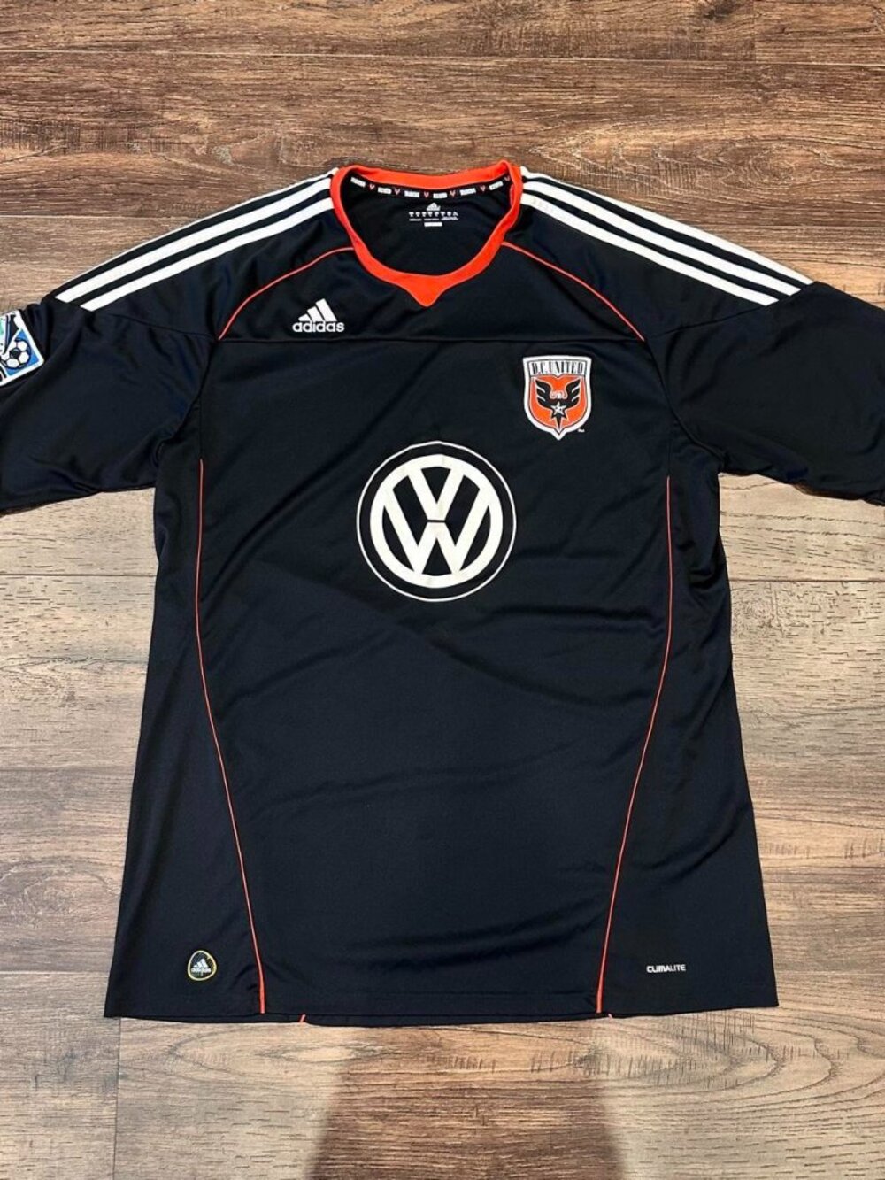 Vintage 2008 2009 DC United Adidas Home Soccer Jersey Volkswagen XL